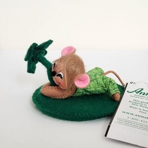 Annalee 3" Lucky Lil Mouse Doll - St Patricks Day - New w/Tag - 160024